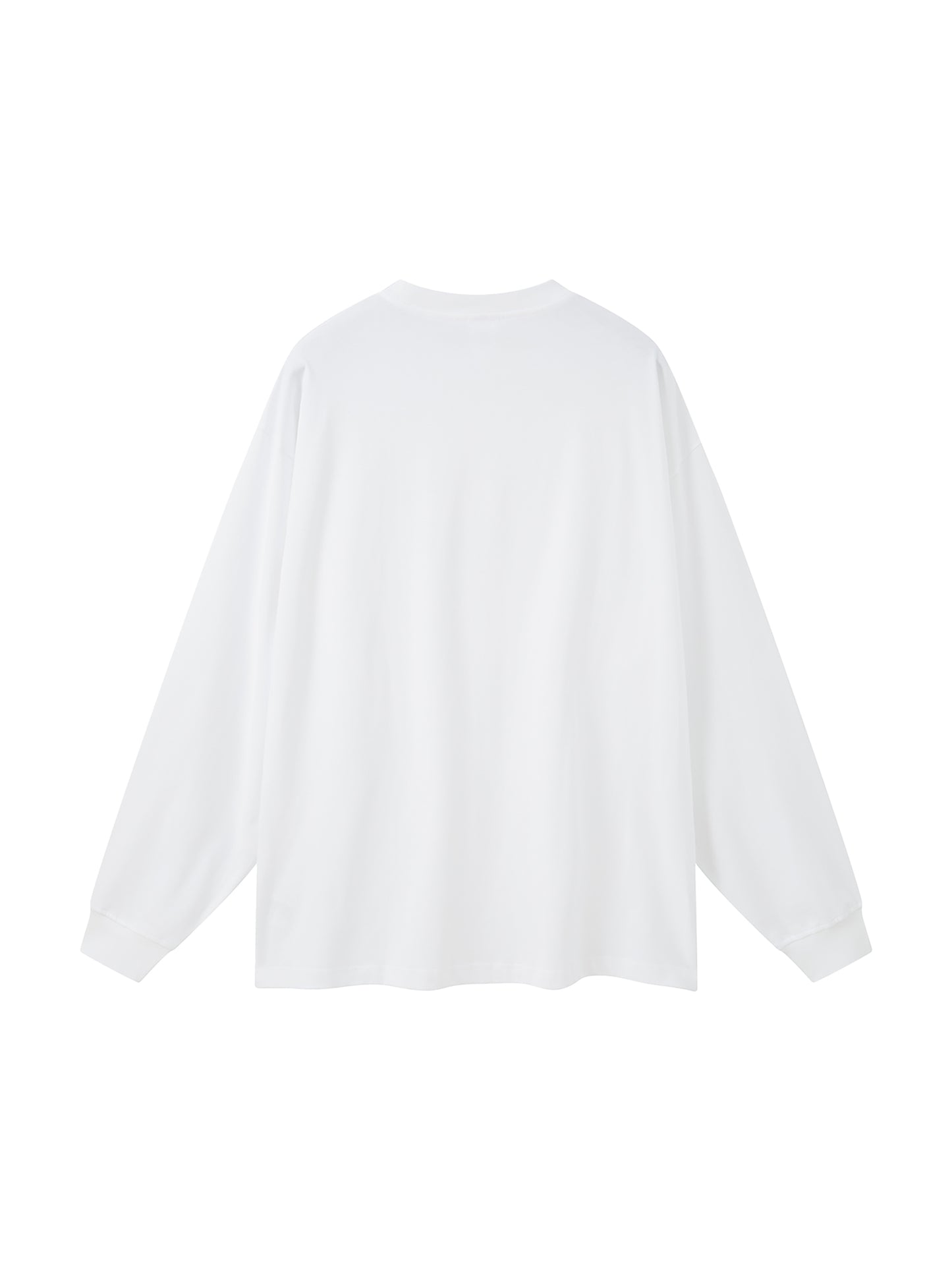 Streetwear Unisex 305G FOG 100% Cotton Long Sleeve Tee